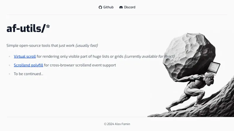 af-utils | Simple open-source tools that just work