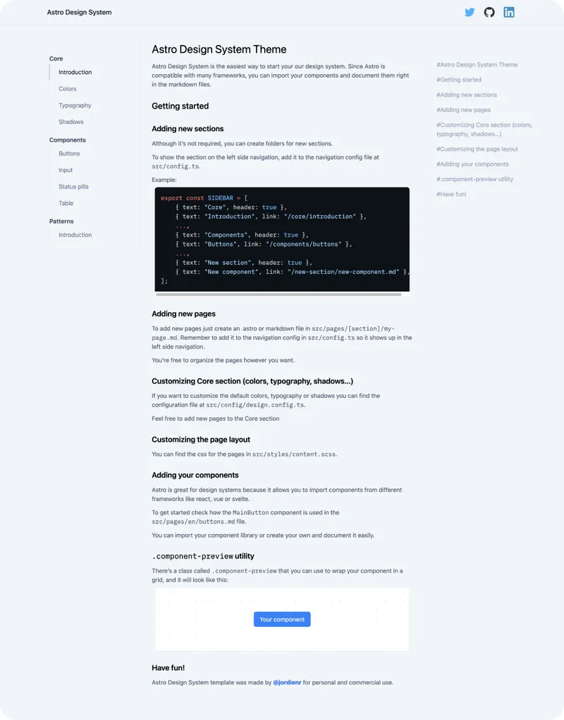 jordi 的 Astro Design System 主题