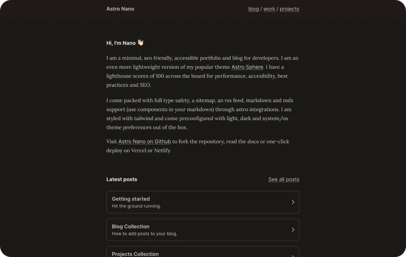 Mark Horn 的 Astro Nano 主题
