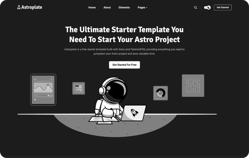Zeon Studio 的 Astroplate 主题