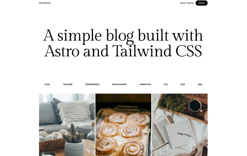 Lexington Themes 的 Microblog 主题