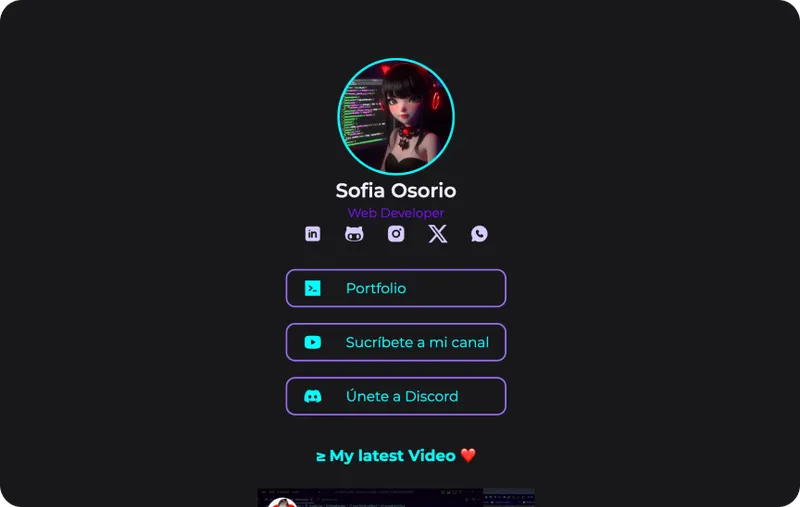 Angela Sofia Osorio 的 ShareYourLinks 主题