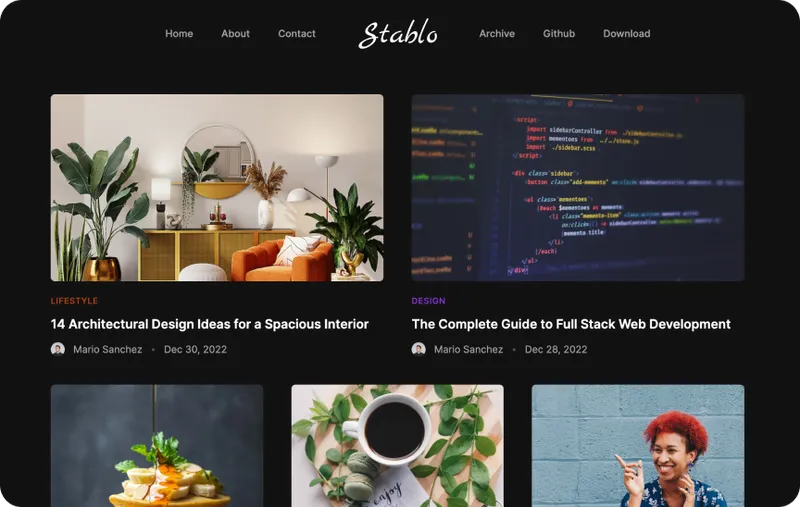 Web3Templates 的 Stablo 主题